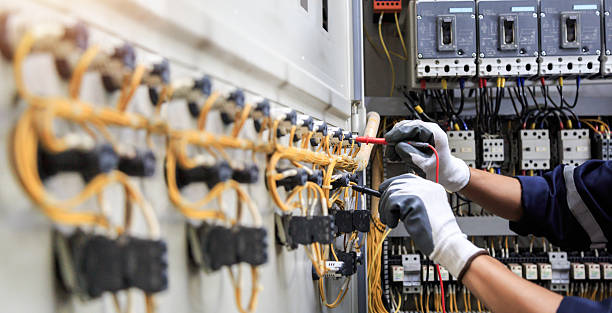 Professional Electrician technician working in Halstead, KS